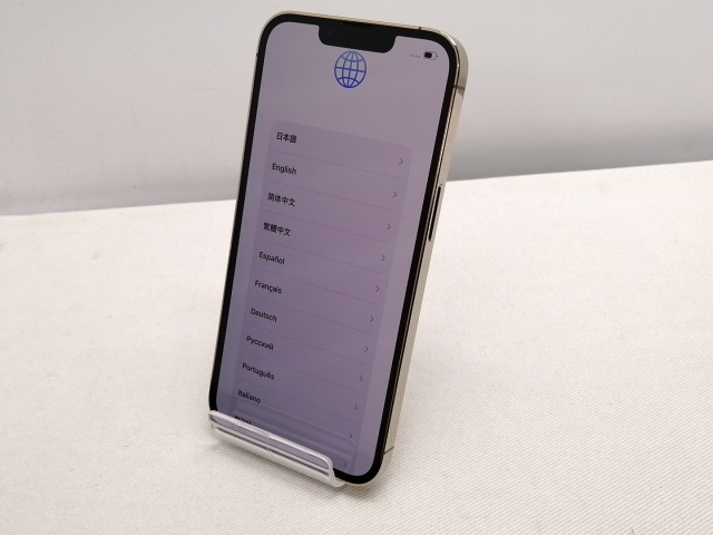 【中古】Apple 国内版 【SIMフリー】 iPhone 13 Pro 128GB ゴールド MLUH3J/A【仙台駅東口】保証期間１ヶ月【ランクB】_1