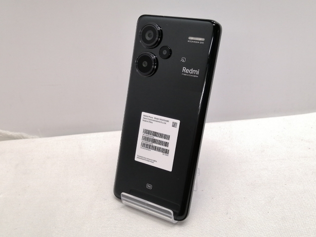 【中古】Xiaomi 国内版 【SIMフリー】 Redmi Note 13 Pro+ 5G ミッドナイトブラック 8GB 256GB【仙台駅東口】保証期間１ヶ月【ランクB】