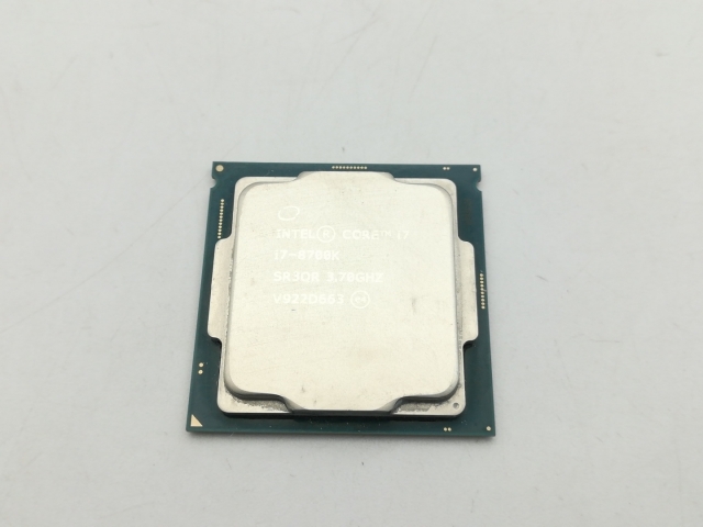 【中古】Intel Core i7-8700K (3.7GHz/TB:4.7GHz) bulk LGA1151/6C/12T/L3 12M/UHD630/TDP95W【川崎駅前】保証期間１週間 11,385円