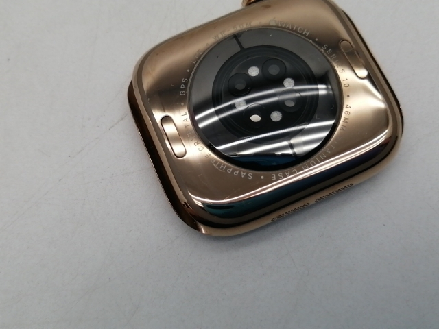 【中古】Apple Apple Watch Series10 46mm Cellular ゴールドチタニウムケース (バンド無し) 海外版【仙台イービーンズ】保証期間１ヶ月【ランクA】_6