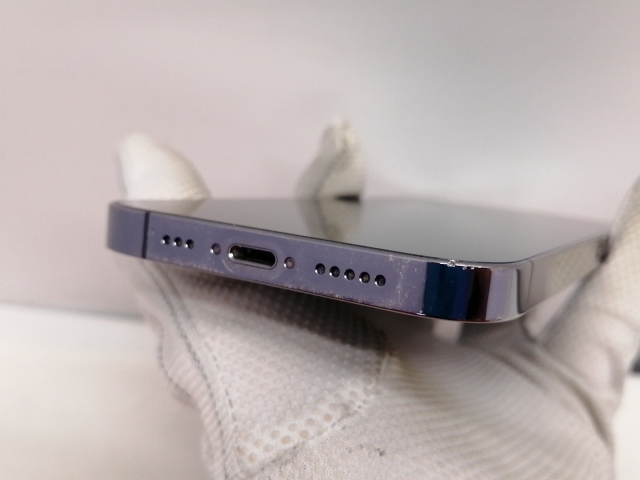 【中古】【赤ロム保証あり】Apple docomo 【SIMフリー】 iPhone 14 Pro 256GB ディープパープル MQ1E3J/A【仙台駅東口】保証期間１ヶ月【ランクB】