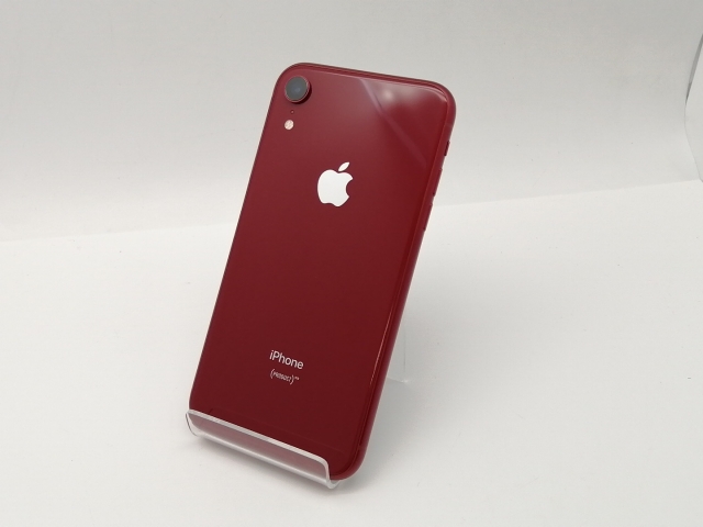 【中古】Apple docomo 【SIMロック解除済み】 iPhone XR 64GB (PRODUCT)RED MT062J/A【三宮センター】保証期間１ヶ月【ランクC】
