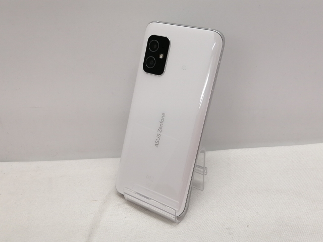 中古】ASUS 国内版 【SIMフリー】 Zenfone 8 ムーンライトホワイト 8GB 