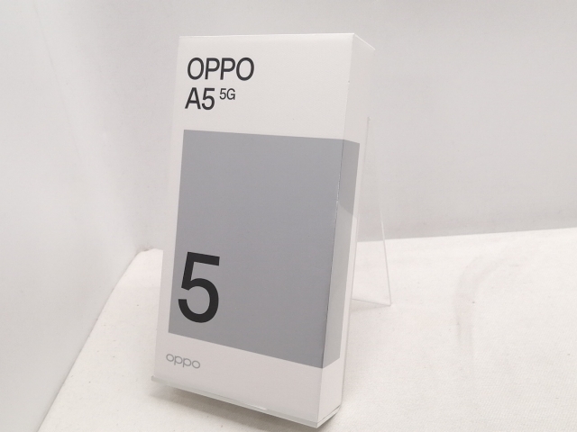 【未使用】Oppo UQmobile 【SIMフリー】 OPPO A5 5G 4GB 128GB ホワイト OPG06【仙台イービーンズ】保証期間３ヶ月_3