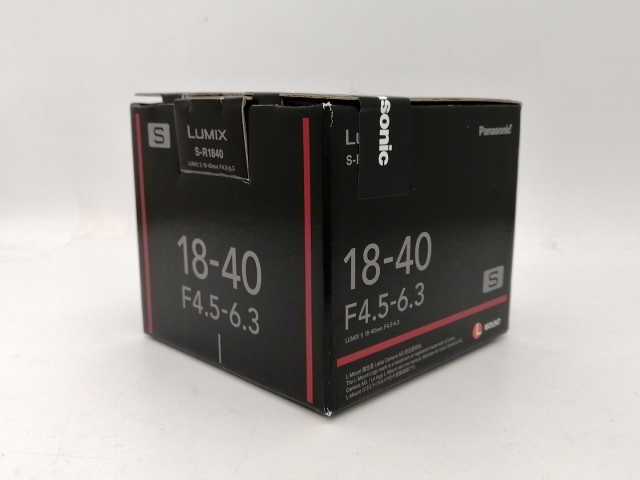 【未使用】Panasonic LUMIX S 18-40mm F4.5-6.3 (S-R1840) (Lマウント(SL))【新宿2】保証期間３ヶ月