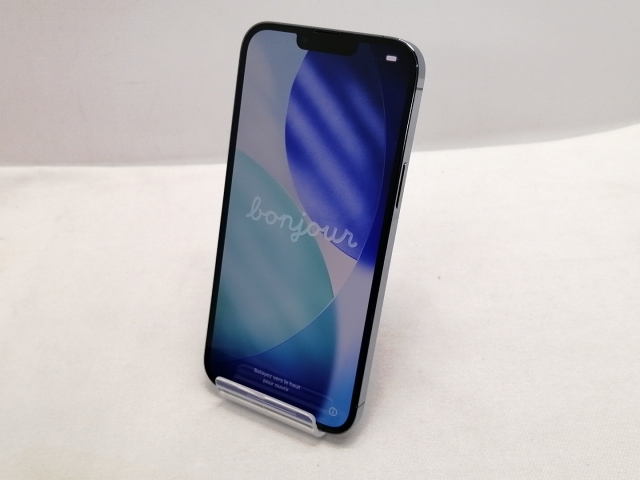 中古】Apple au 【SIMフリー】 iPhone 13 Pro Max 128GB シエラブルー 