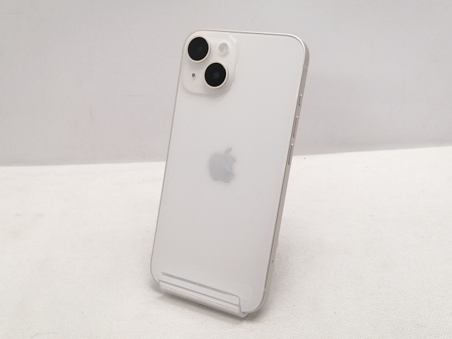 中古】Apple au 【SIMフリー】 iPhone 14 128GB スターライト MPUQ3J/A 