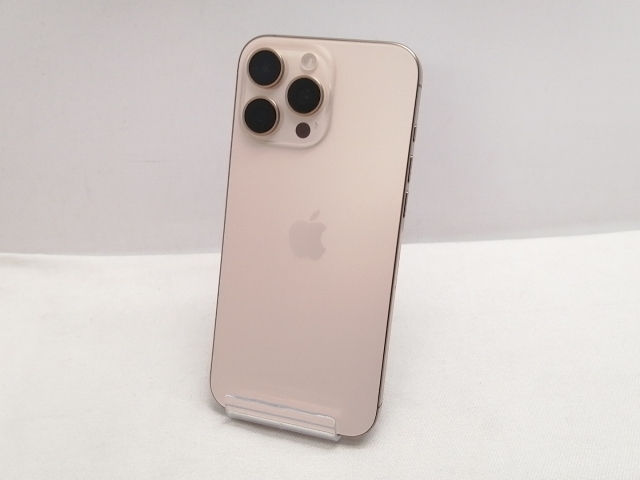 【中古】Apple 国内版 【SIMフリー】 iPhone 16 Pro Max 256GB デザートチタニウム MYWJ3J/A【仙台イービーンズ】保証期間１ヶ月【ランクA】