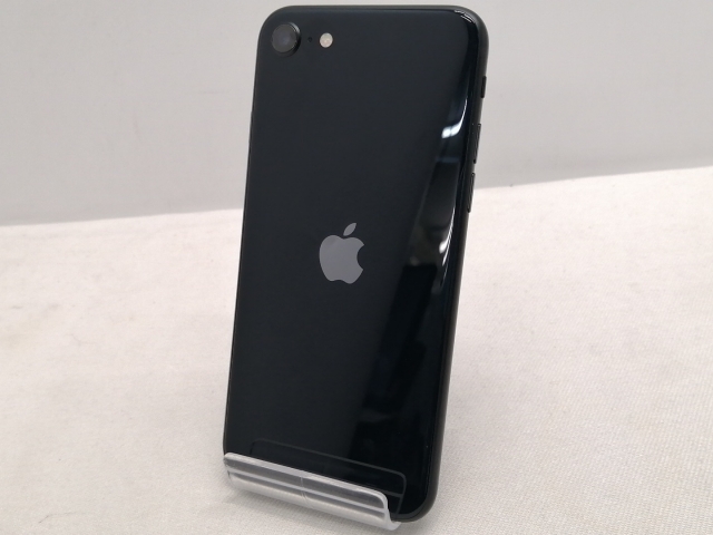 【中古】Apple ymobile 【SIMフリー】 iPhone SE（第3世代） 64GB ミッドナイト MMYC3J/A【仙台駅東口】保証期間１ヶ月【ランクB】