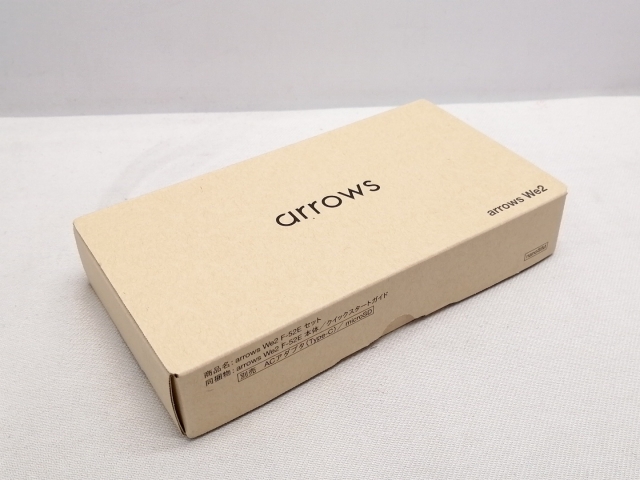 【未使用】FCNT docomo 【SIMフリー】 arrows We2 ライトブルー 4GB 64GB F-52E【仙台駅東口】保証期間３ヶ月