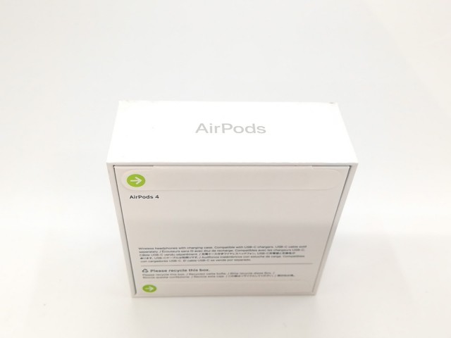 【未使用】Apple AirPods 4 MXP63J/A【ECセンター】保証期間１週間