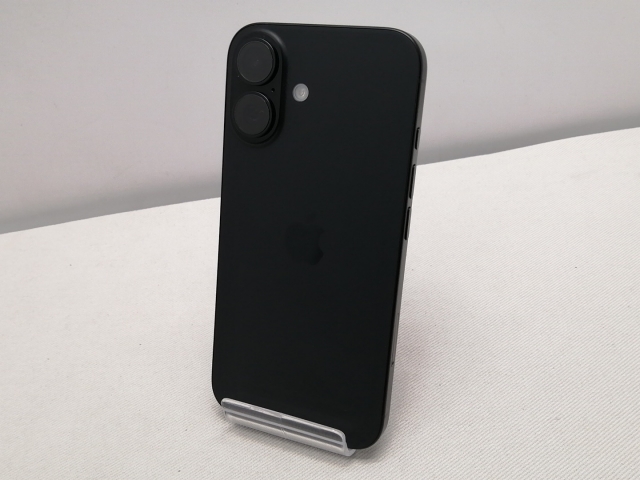 中古Apple 〔中古品〕 iPhone16 128GB ブラック MYDQ3J／A SIMフリー