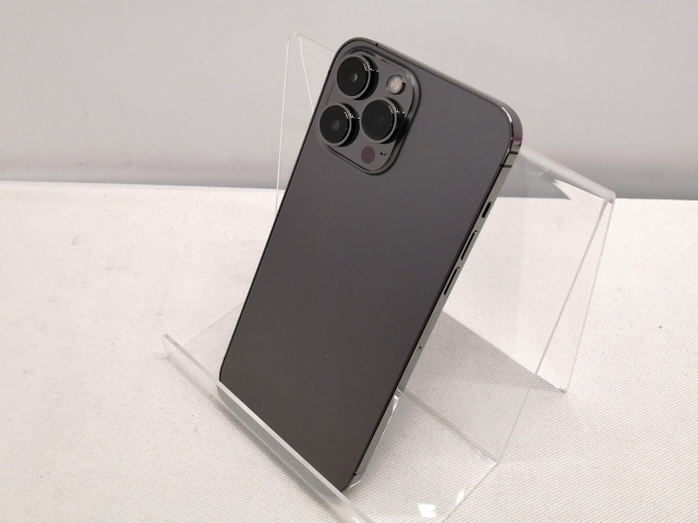 【中古】Apple SoftBank 【SIMフリー】 iPhone 13 Pro Max 512GB グラファイト MLJQ3J/A【仙台駅東口】保証期間１ヶ月【ランクC】