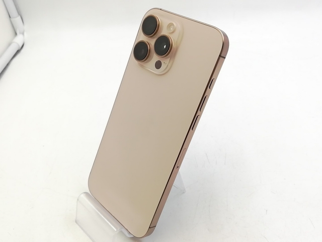 【中古】Apple 国内版 【SIMフリー】 iPhone 16 Pro Max 256GB デザートチタニウム MYWJ3J/A【仙台駅東口】保証期間１ヶ月【ランクA】