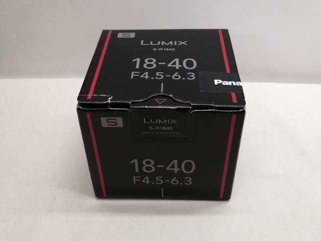 【未使用】Panasonic LUMIX S 18-40mm F4.5-6.3 (S-R1840) (Lマウント(SL))【秋葉5号】保証期間３ヶ月