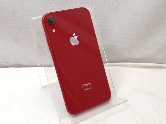 【中古】Apple docomo 【SIMロック解除済み】 iPhone XR 256GB (PRODUCT)RED MT0X2J/A【仙台駅東口】保証期間１ヶ月【ランクB】