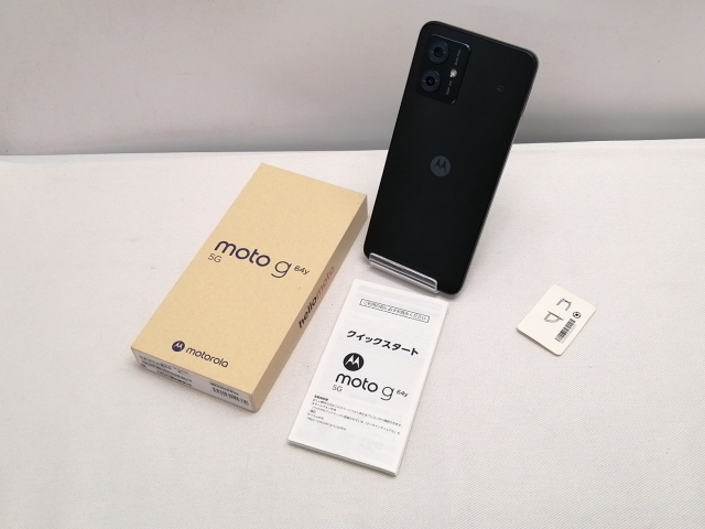 Motorola moto g64y 5G 新品未使用 シルバーブルー Motorola moto g64y 5G ブラック MOTOROLA moto g64y 5G[128GB&frasl;4GB] Y