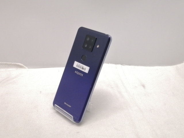 中古】SHARP 国内版 【SIMフリー】 AQUOS sense4 plus パープル 8GB 