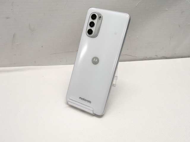 【中古】MOTOROLA 国内版 【SIMフリー】 moto g52j 5G パールホワイト 6GB 128GB PATM0001JP【仙台駅東口】保証期間１ヶ月【ランクB】