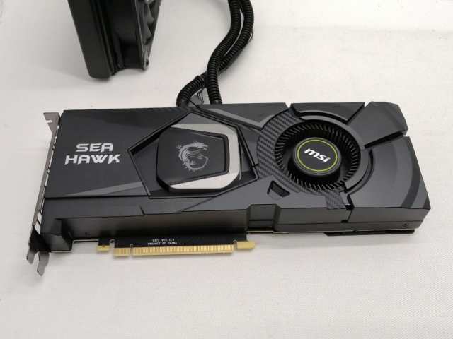【中古】MSI GeForce RTX 2080 SEA HAWK X RTX2080/8GB(GDDR6)/PCI-E/簡易水冷【仙台駅東口】保証期間１週間の通販は 28,725円