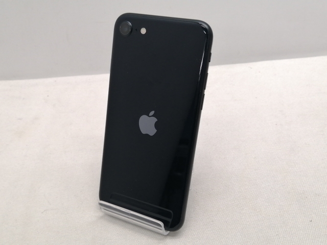 【中古】Apple au 【SIMフリー】 iPhone SE（第3世代） 64GB ミッドナイト MMYC3J/A【仙台イービーンズ】保証期間１ヶ月【ランクB】