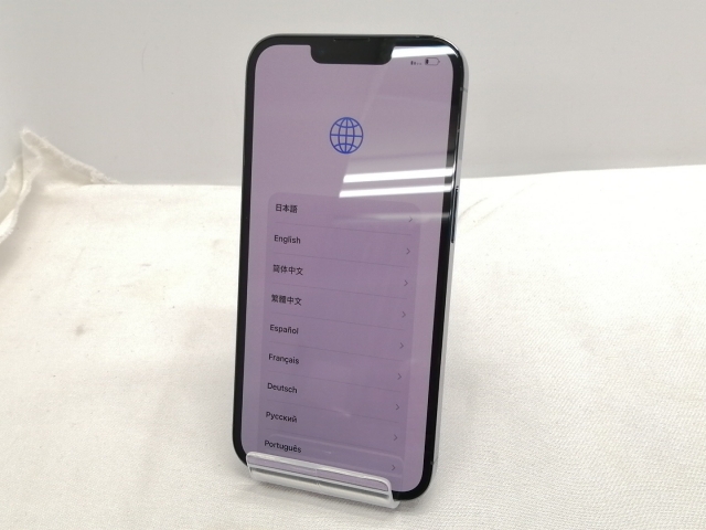 【中古】Apple au 【SIMフリー】 iPhone 13 Pro 256GB シエラブルー MLUU3J/A【仙台駅東口】保証期間１ヶ月【ランクB】