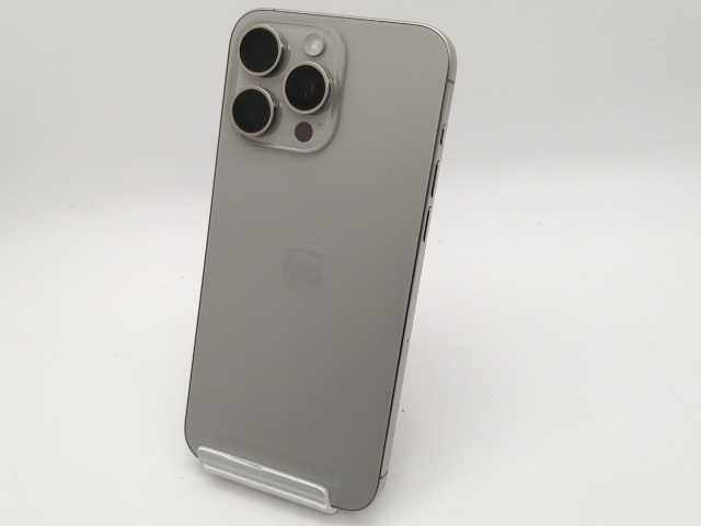 【中古】Apple 国内版 【SIMフリー】 iPhone 15 Pro Max 256GB ナチュラルチタニウム MU6R3J/A【大須2】保証期間１ヶ月【ランクB】