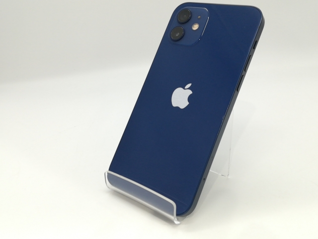 【中古】Apple 国内版 【SIMフリー】 iPhone 12 128GB ブルー MGHX3J/A【浜松駅前】保証期間１ヶ月【ランクC】