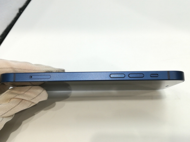 【中古】Apple 国内版 【SIMフリー】 iPhone 12 128GB ブルー MGHX3J/A【浜松駅前】保証期間１ヶ月【ランクC】