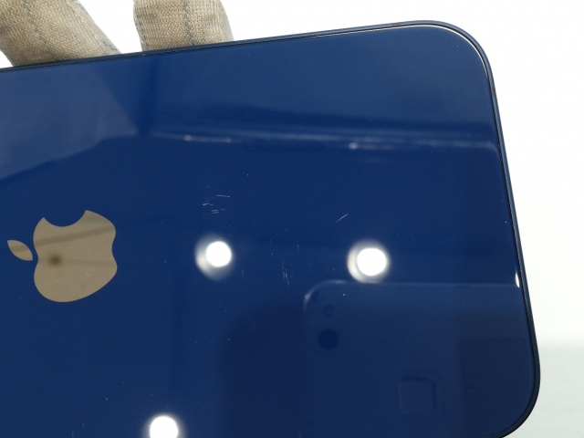 【中古】Apple 国内版 【SIMフリー】 iPhone 12 128GB ブルー MGHX3J/A【浜松駅前】保証期間１ヶ月【ランクC】