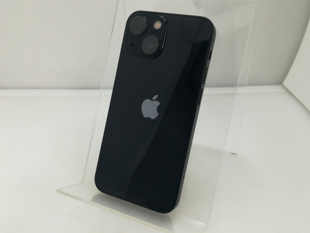 【中古】Apple au 【SIMフリー】 iPhone 13 mini 128GB ミッドナイト MLJC3J/A【大須】保証期間１ヶ月【ランクB】