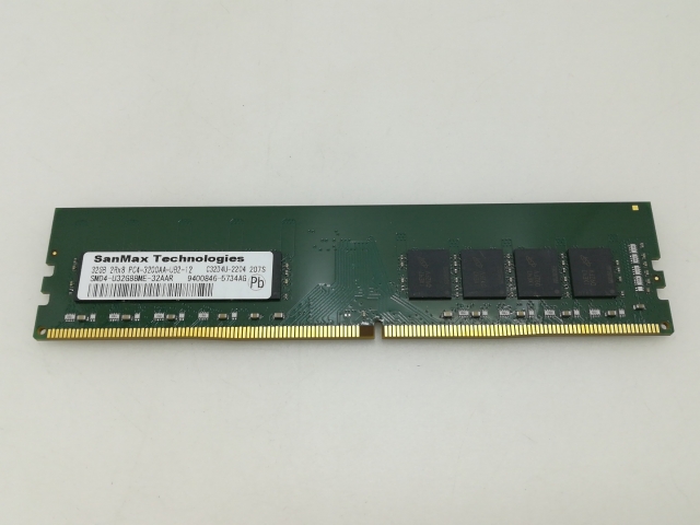 【中古】DDR4 32GB PC4-25600(DDR4-3200)【デスクトップPC用】 【大須】保証期間１週間
