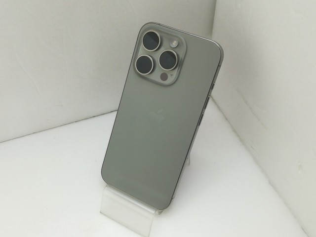 【中古】Apple 国内版 【SIMフリー】 iPhone 15 Pro 128GB ナチュラルチタニウム MTU93J/A【大須2】保証期間１ヶ月【ランクA】