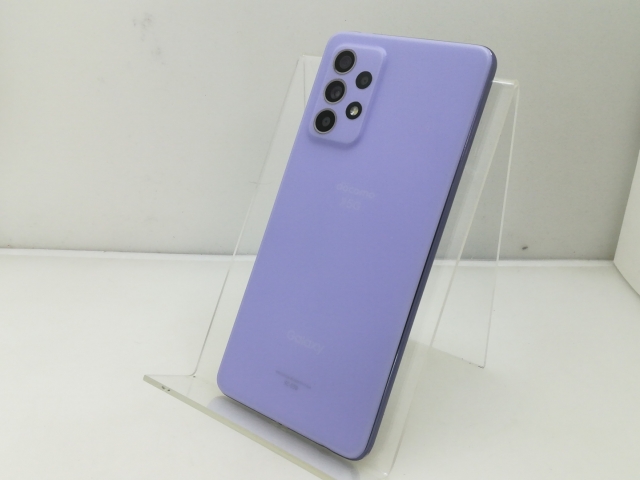 【中古】SAMSUNG docomo 【SIMロックあり】 Galaxy A52 5G オーサムバイオレット 6GB 128GB SC-53B【大須】保証期間１ヶ月【ランクC】