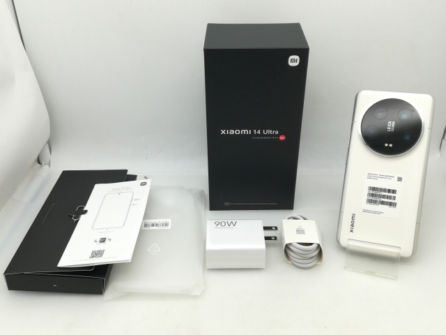 【中古】Xiaomi 国内版 【SIMフリー】 Xiaomi 14 Ultra （フォトグラフィーキット付き） ホワイト 16GB 512GB【大須】保証期間１ヶ月【ランクA】_7