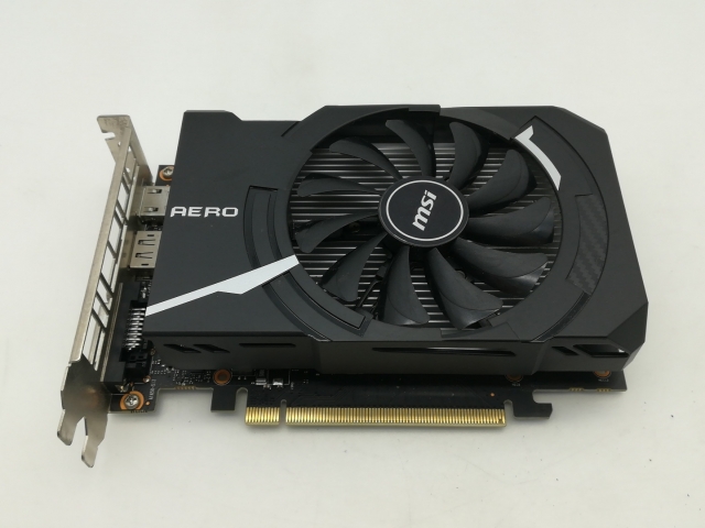 【中古】MSI GeForce GTX 1650 AERO ITX 4G OC GTX1650/4GB(GDDR5)/PCI-E【大須】保証期間１週間 12,905円
