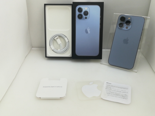 【中古】Apple docomo 【SIMフリー】 iPhone 13 Pro 128GB シエラブルー MLUK3J/A【大須】保証期間１ヶ月【ランクB】_7