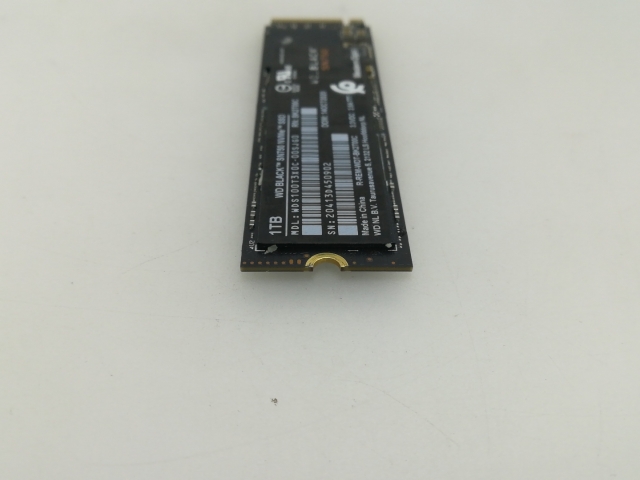 【中古】W.D. Black SN750 NVMe SSD(WDS100T3X0C) 1TB/M.2 2280(PCIe3.0 NVMe)/2019年【大須】保証期間１週間_2