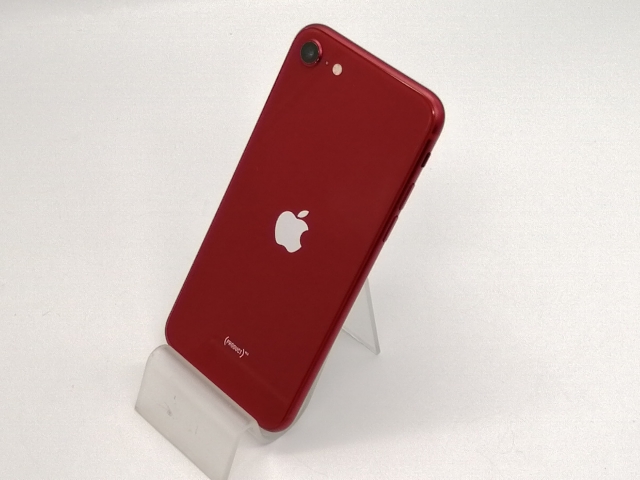 【中古】Apple docomo 【SIMフリー】 iPhone SE（第3世代） 64GB (PRODUCT)RED MMYE3J/A【大須アメ横】保証期間１ヶ月【ランクB】