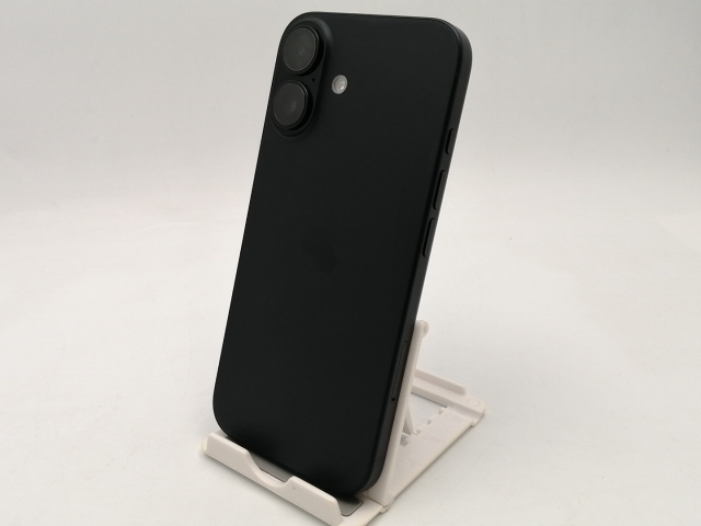 【中古】Apple 国内版 【SIMフリー】 iPhone 16 128GB ブラック MYDQ3J/A【ECセンター】保証期間１ヶ月【ランクA】