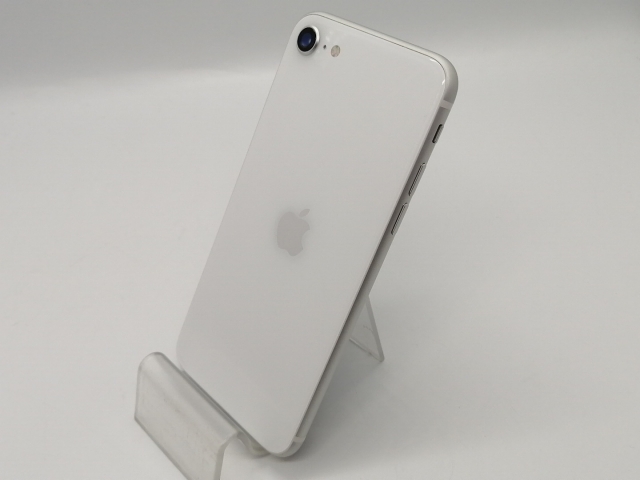 【中古】Apple docomo 【SIMロック解除済み】 iPhone SE（第2世代） 64GB ホワイト MHGQ3J/A（後期型番）【大須アメ横】保証期間１ヶ月【ランクC】