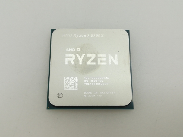 AMD Ryzen 7 5700X (3.4GHz/TC:4.6GHz) bulk AM4/8C/16T/L3 32MB/TDP 65W【大須】保証期間１週間