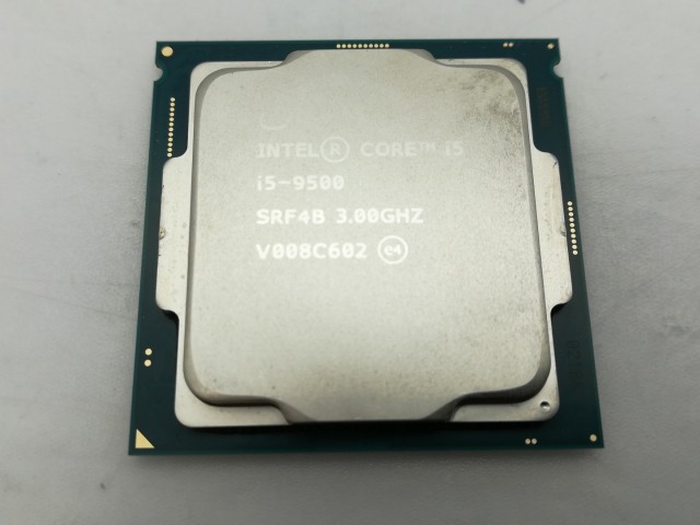 【中古】Intel Core i5-9500 (3GHz/TB:4.4GHz/SRF4B/U0) bulk LGA1151/6C/6T/L3 9M/UHD630/TDP65W【大須】保証期間１週間