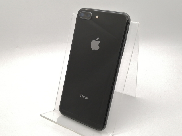 【中古】Apple SoftBank 【SIMロック解除済み】 iPhone 8 Plus 64GB スペースグレイ MQ9K2J/A【大須2】保証期間１ヶ月【ランクC】