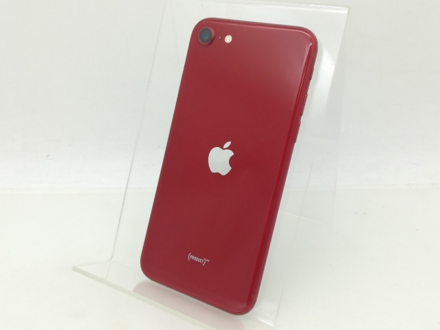 【中古】Apple SoftBank 【SIMフリー】 iPhone SE（第3世代） 64GB (PRODUCT)RED MMYE3J/A【大須】保証期間１ヶ月【ランクA】