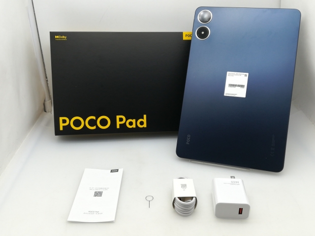 【中古】Xiaomi 【Wi-Fi】 POCO Pad ブルー 【Snapdragon 7s Gen 2/8GB/256GB】【大須】保証期間１ヶ月【ランクA】_7