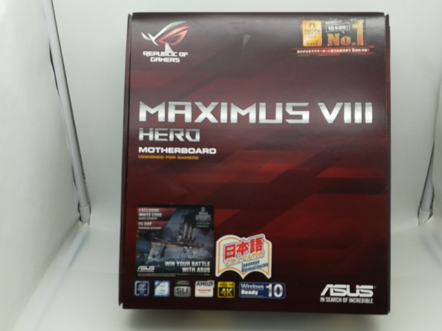 【中古】ASUS MAXIMUS VIII HERO Z170/LGA1151(DDR4)/M.2/SATA Express/USB 3.1(Type-A,C)/ATX 【大須】保証期間１週間_8
