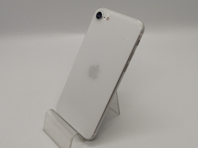 【中古】Apple docomo 【SIMロック解除済み】 iPhone SE（第2世代） 64GB ホワイト MHGQ3J/A（後期型番）【大須アメ横】保証期間１ヶ月【ランクC】