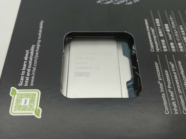 【未使用】Intel Core Ultra 7 270K Plus (3.7GHz) Box LGA1851/24C(P:8C/E:16C)/24T/L3 36M/Intel Graphics/PBP125W【大須】保証期間１週間_3