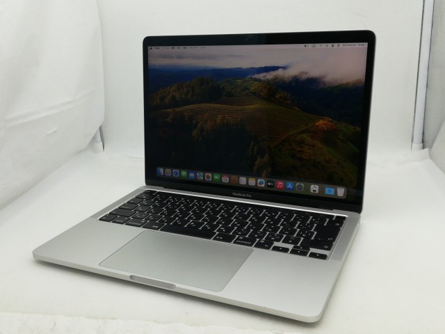 【中古】Apple MacBook Pro 13インチ M1(CPU:8C/GPU:8C) 8GB/256GB シルバー MYDA2J/A (M1・2020)【大須2】保証期間１ヶ月【ランクB】